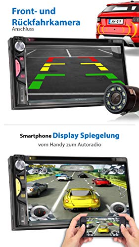 XOMAX XM-2DA6912 Autoradio mit Android 10, Quad Core, 2GB RAM, 32GB ROM, GPS Navigation I Support: WiFi WLAN, 3G 4G, DAB… - Image 8