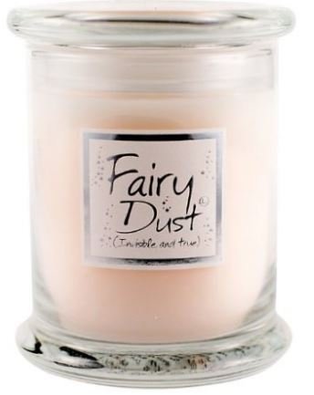 Lily Flame Scented Candle in Decorative Jar - Fairy Dust