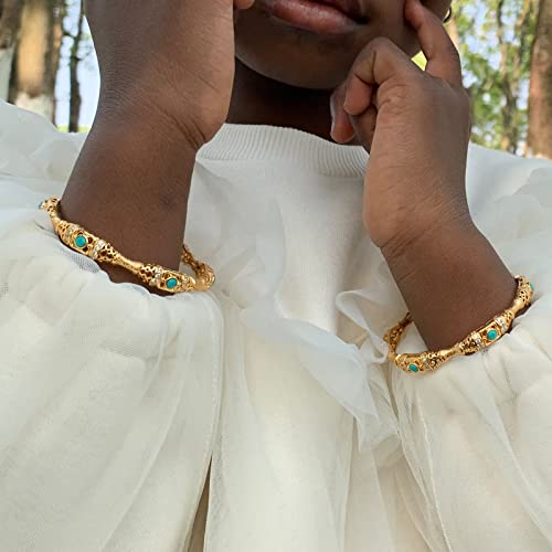 Ethlyn Christmas gifts for baby girls 18k Gold Plated Mini Size Bangle Bracelet for little girls2