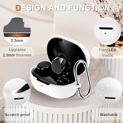 Image of Soft Silicone Case Cover for Bosee New QuietComfort (2024) -White