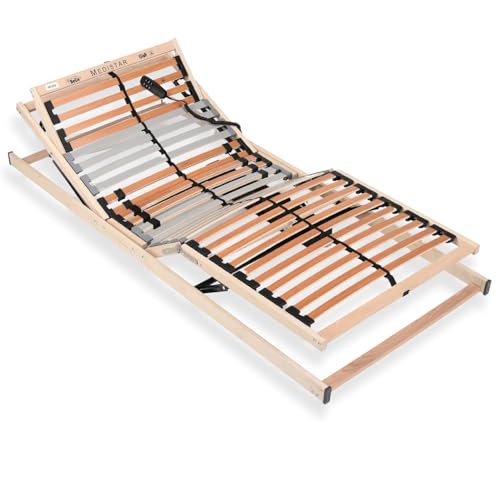 Sleepneo Lattenrost 100x200 cm montiert elektrisch verstellbares Kopf & Fußteil 5 Zonen 28 Latten Belastbarkeit 150 kg Made in Germany Birkenschichtholz Sleepneo Lattenrost 100x200 cm montiert elektrisch verstellbares Kopf & Fußteil 5 Zonen 28 Latten Belastbarkeit 150 kg Made in Germany Birkenschichtholz