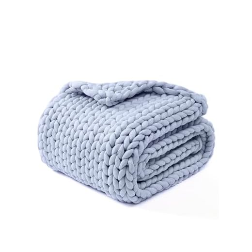 YnM Chunky Throw Blanket, Medium-Weight, Hand Knitted, Skin Friendly, Ventilated and Breathable, Machine Washable, Home Décor Piece for Couch, Sofa and Bed (Lunar Grey, 40x50 Inch)