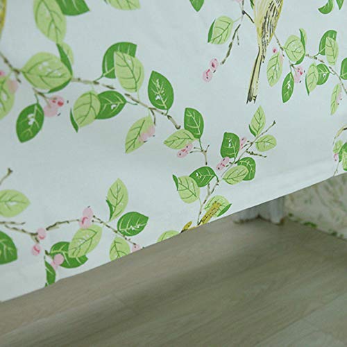 Nappe oiseaux branches fleurs coton pour protéger et décorer la table - 7