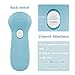 JONEG Facial Cleansing Brush, Face Cleansing Brush with 5 Waterproof Brush Heads, Best Face Exfoliating Brush & Face Scrubber Electric - Deep Cleansing & Gentle Exfoliating