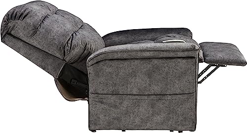 Sillón Plegable Tela Gris miniatura 6