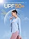 PINSPARK Sportshirt Damen Langarm UPF 50+ Sonnenschutz Schnelltrocknend Funktionsshirt Laufshirt Leicht Atmungsaktiv Sport Oberteile Rashguard für Fitness Yoga Blau L