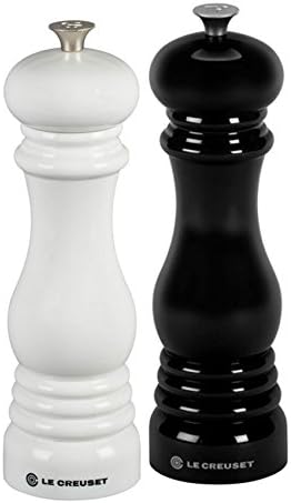 Miniatura 7 de Le Creuset Juego de molinillo de sal y pimienta, 8.0 in x 2.6 in cada uno, blanco y negro