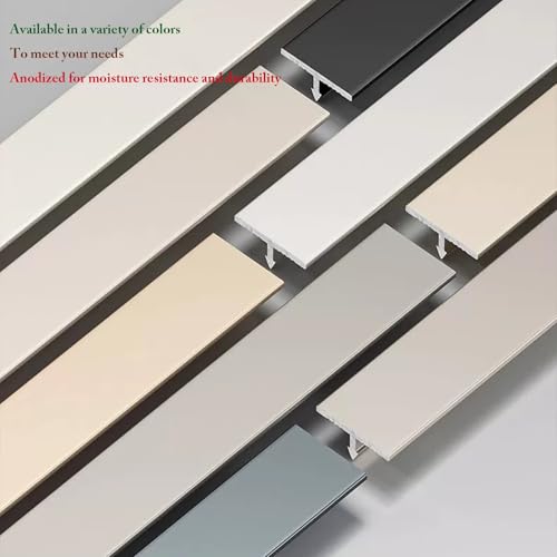 Bande de transition pour sol en T aluminium pour masquer les joints de dalles