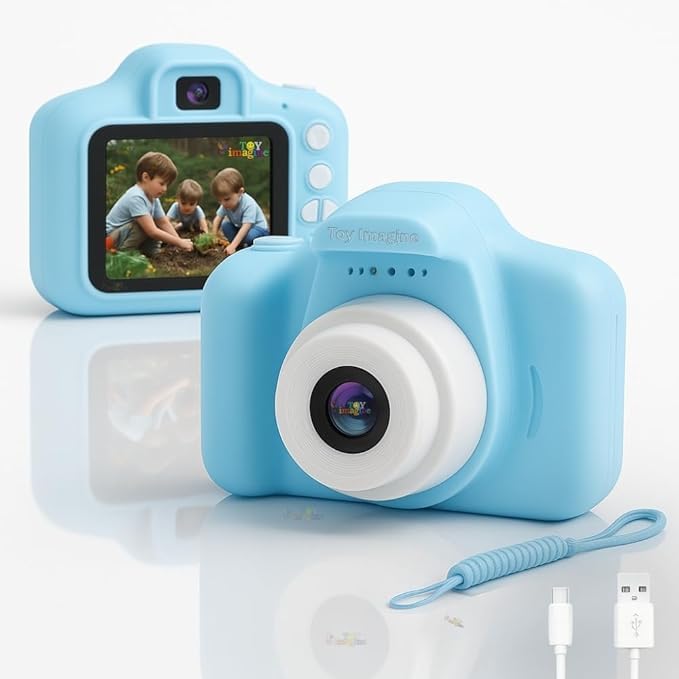 FHA BEE Mini Camera for Kids | Digital Toy for 5 to 12 Year Old Kids | Cute and Functional Camera for Girls and Boys | Gift for Young Children and Gadgets Enthusiasts (Blue)-image-45