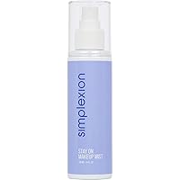 Vista 1 de Stay On Makeup Mist - Spray de ajuste de niebla facial de larga duración, a prueba de transferencia, maquillaje bloqueado, fórmula ligera y sin