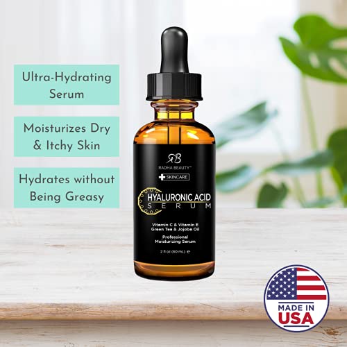 Radha Beauty Anti aging Hyaluronic Acid Serum for Face & Skin