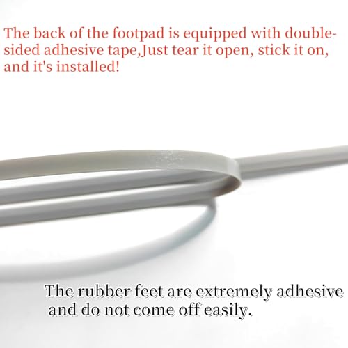 image for HSSDTECH Laptop Bottom Cover Rubber Non-Slip Bumper Foot Feet Pad Feet