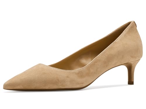 Michael Kors Womens Alina Flex Kitten Pump Camel 7 Medium