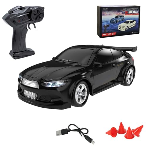 MechEdu 1/64 Scale 2.4G 4WD Mini RC Drift Car with Charging Cable...