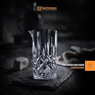 Nachtmann Mixing Glass, Crystal Glass Mixer, Clear, Noblesse Collection, Perfect Shaker for Cocktails, Professional Bartender's Beaker & Mixing Pitcher