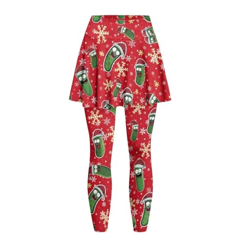 POLERO Womens Skirted Leggings Printed Athletic Mini Skirt with Leggings Golf Yoga Pants Tennis Skorts4