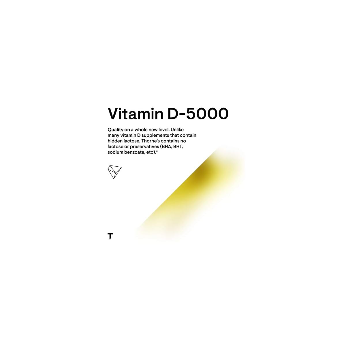 Thorne Vitamin D5000 Vitamin D3 Supplement 5,000 IU Support