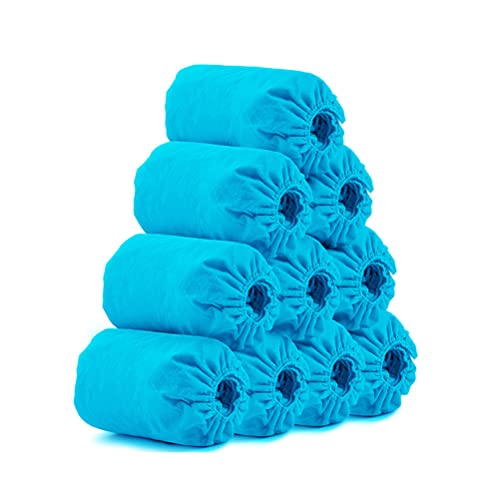 ARTOCT Einweg-Überschuhe, 100 Stück atmungsaktive Schuhprotektoren Vliesstoff-Überschuhe, Einheitsgröße, die meisten passen, schützen Ihre Schuhe, Teppiche und Böden Cover