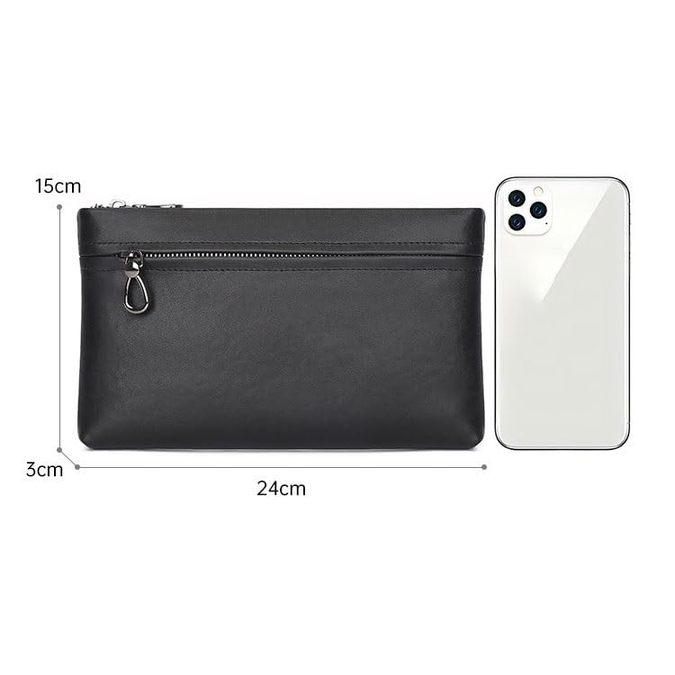 Men Genuine Leather Wallet Blocking Credit Card Holder Male2