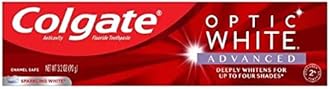 Colgate Optic White Toothpaste Travel Size, Sparkling Mint, 0.75 Ounce, Pack of 2