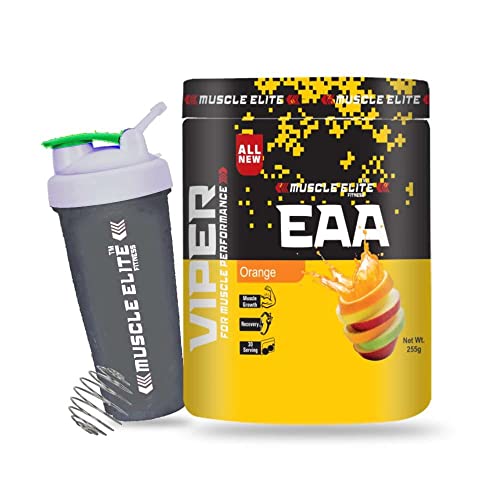 Image of EAA Supplement Muscle Growth | Recovery | 9 Amino Acids Supplement [Orange]