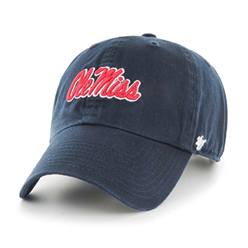 Gorra ajustable 47 Mississippi Ole Miss Rebels azul marino miniatura 1