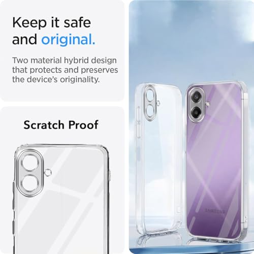Image of Jkobi Silicone Back Cover Case for Samsung Galaxy M17e (Clear Shockproof Case with Camera Protection | Soft and Flexible | Transparent)