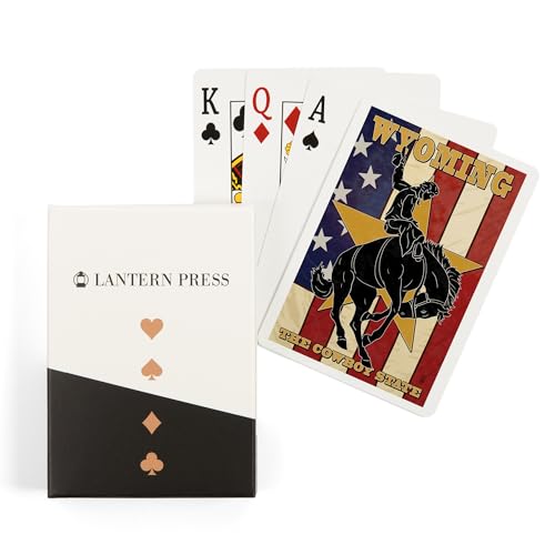 Baraja Wyoming Cowboy de 52 cartas tamaño poker