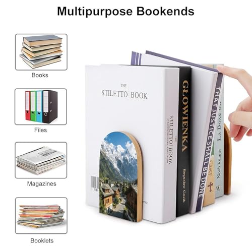 Sujetalibros para estantes que evita la caída de libros 4