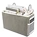 M MUNCASO Betttaschen Hochbett,Bett Organizer Zum Einhängen,Bettaufhänger Organizer Körbe,Nachttisch Tasche,Hängetasche Bett,Desktop Storage Rack für Buch,Zeitschriften,Fernbedienung,Kopfhörer(grau)