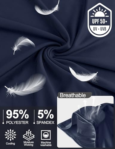 2Pack Rash Guard for Men Short Sleeve UPF50+ UV Swim Shirts Dry Fit Beach Water Activewear Athletic Sports Mens Clothing3