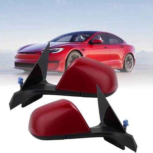 Rétroviseur extérieur Tesla Model 3 2021-2023 rabattable automatique 13 broches rouge droit