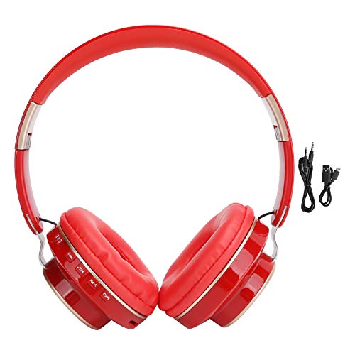 VBESTLIFE Cuffie da Gioco Wireless, Cuffie da Gioco per Telefoni Cellulari Sportivi Telescopiche Pieghevoli HiFi Bluetooth 5.0(Rosso) - Image 8