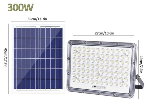 Éclairage solaire étanche IP67 200W avec télécommande pour parking extérieur - 3