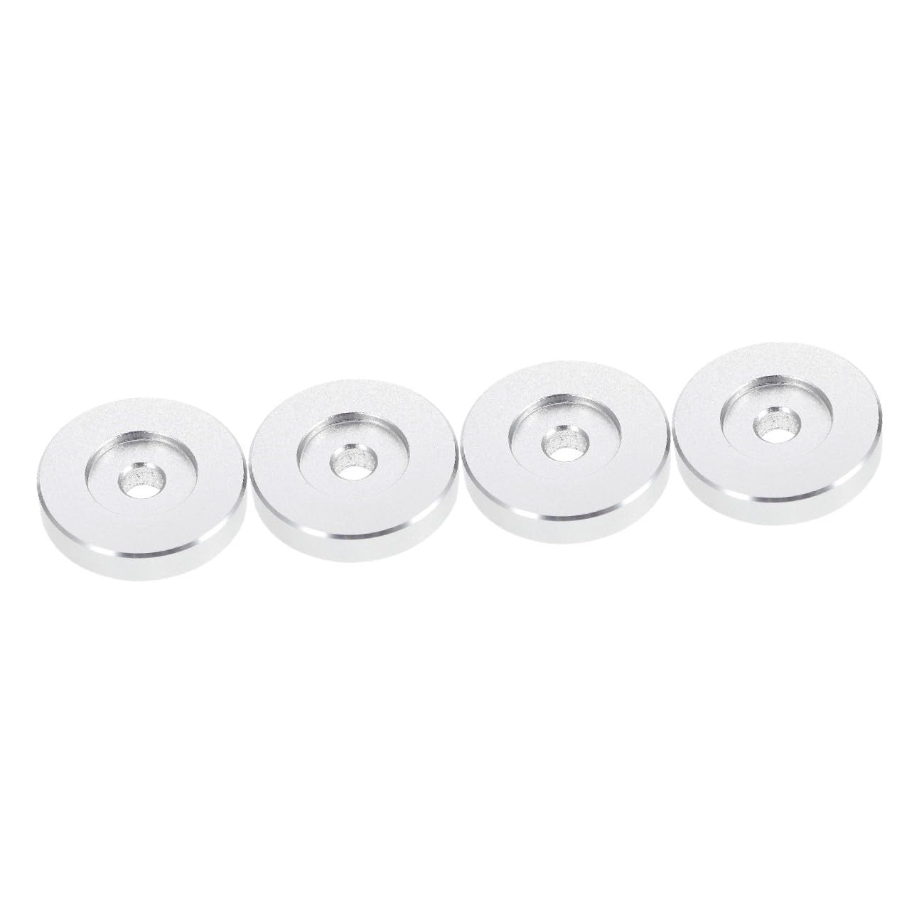 OSALADI Adattatore Per Giradischi in Metallo Da 45 Mm 4 Pezzi Design Stabile Per Giradischi Da 7 Pollici