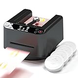 VQP Automatic Card Dealer, 360° Rotating Smart Card Dealer Machine with 4 Dealer Button, Spinning Card Dealing Machine for UNO, Blackjack, Texas Hold'em, Touch to Pause