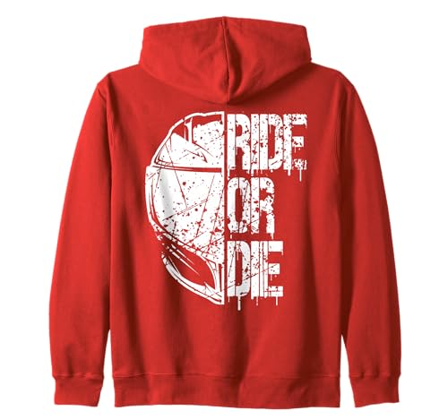 Supersportler Ride or die Motorrad Helm Kapuzenjacke