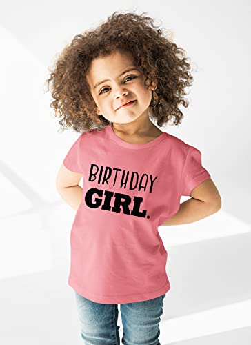 Image of Birthday Girl Shirt Toddler T-Shirt Kid Birthday Party Outfit Tee Gift for Girls 1st 2nd 3rd 4th 5th 6th 7th 8th Tops