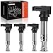 Price comparison product image Frankberg 4x Ignition coil Ignition module Compatible with A1 A2 A3 Bor.a Golf IV V VI Jett.a III Passa.t Polo Shara.n Tigua.n Toura.n Toledo Fabia Octavia Superb II Replace# 036905715