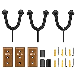 Donner Support Mural pour Guitare Acoustique Electrique, Porte Guitare Mural Noyer Noir pour Basse Ukulélé Violon… - Les Beatles, Paul McCartney, John Lennon, RIngo Starr, George Harrison Donner Support Mural pour Guitare Acoustique Electrique, Porte Guitare Mural Noyer Noir pour Basse Ukulélé Violon… – Image 6