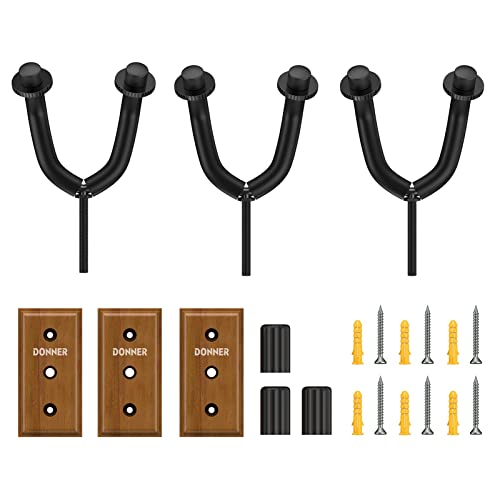 Donner Support Mural pour Guitare Acoustique Electrique, Porte Guitare Mural Noyer Noir pour Basse Ukulélé Violon… - Les Beatles, Paul McCartney, John Lennon, RIngo Starr, George Harrison Donner Support Mural pour Guitare Acoustique Electrique, Porte Guitare Mural Noyer Noir pour Basse Ukulélé Violon… – Image 7