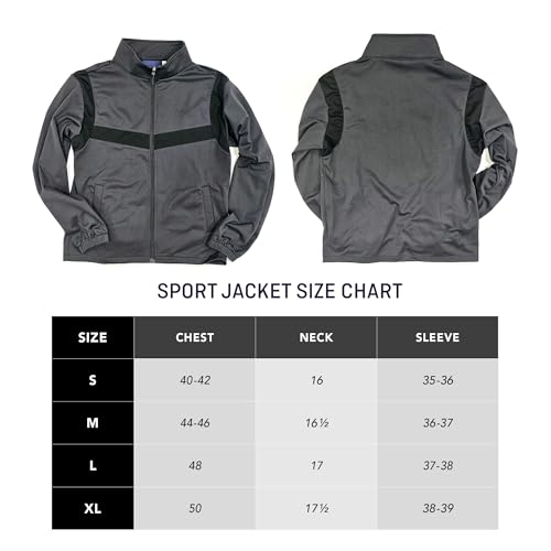 Image of Roamers Brand Brushed Tricot Mens Sports Jacket - Full Zip Jacket