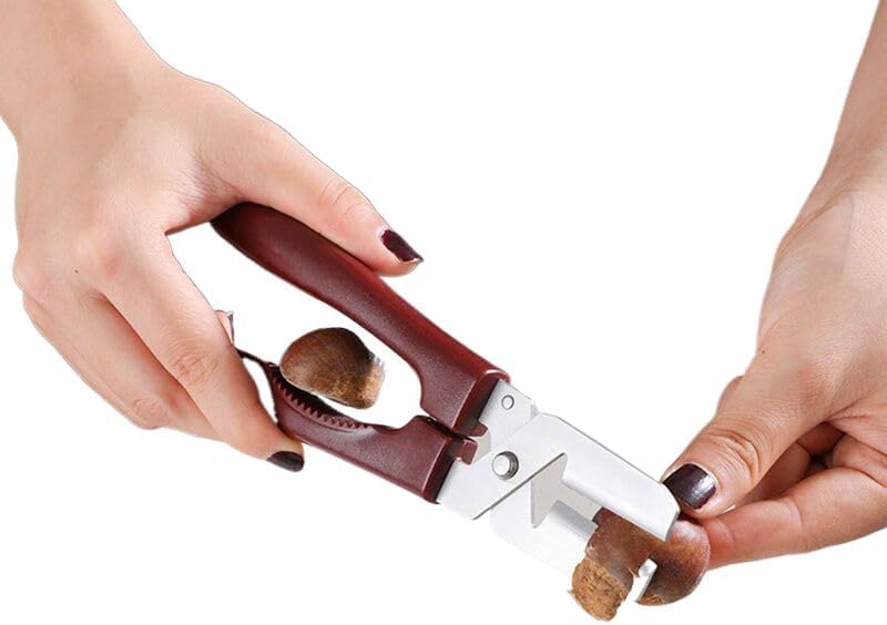 剥板栗神器十字板栗开口神器家用核桃夹 Nut Crackers Nutcracker for Walnuts, Nut Cracker Kitchen Tool 子剥栗神器去壳夹生栗子开口机 Household Cleaning，Kitchen Storage Essentials