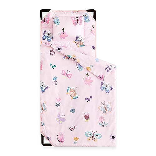 Wake In Cloud - Cot Nap Mat Pillow and Blanket, for Toddler