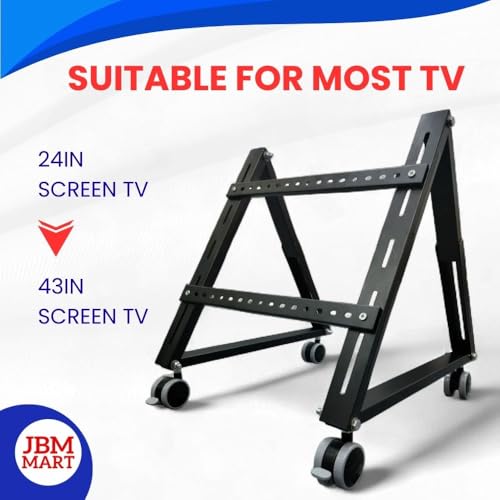 Image of JBM MART Angular LCD & LED Floor Stand (24 inch-43 inch) for Conference Well, Stage Shows & Performances(Pack of 1)