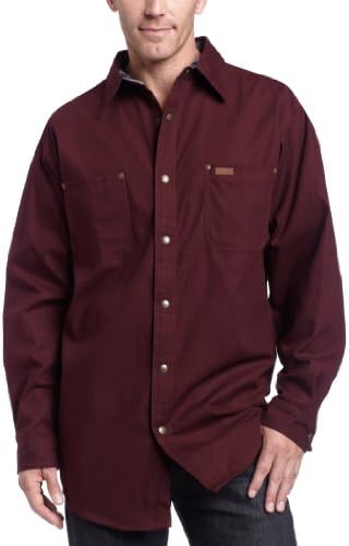 Carhartt Men's Classic Canvas Flannel Shirt-Jacket