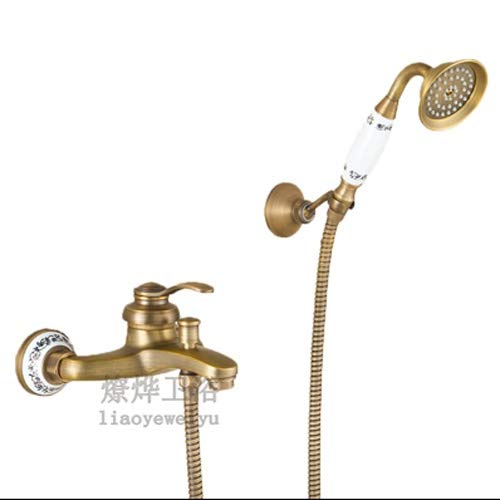 Douche en laiton mural pour transformer la salle de bain familiale