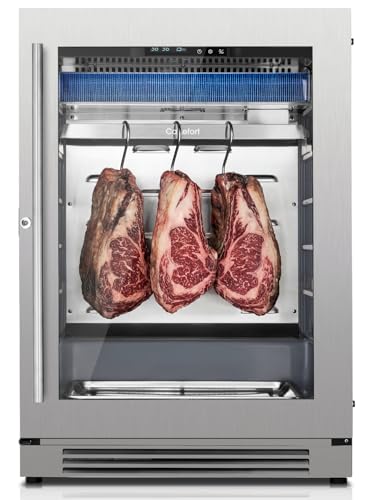 Ca'Lefort Dry Age Fridge for Steaks, Dry Aging Fridge for Meat, Ribeye, Lamb & Ham, Holds 209 lb, Professional Dry Ager for Restaurant/Bar/Kitchen, Serve Premium Aged Beef in 21–45 Days (3.78 cu.ft)