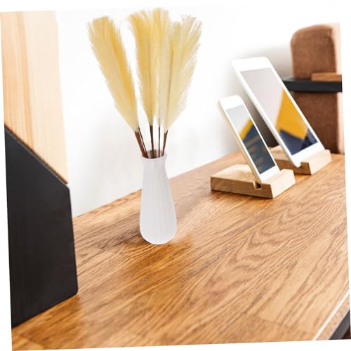 10 piezas de plumas secas decorativas boho artificiales miniatura 3