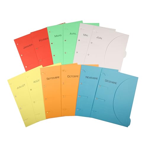 Smartfolder Échéancier A4 avec 12 pochettes pour un tri mensuel parfait